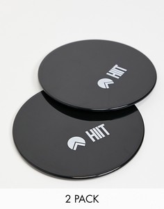Комплект из 2 дисков для скольжения HIIT-Черный цвет