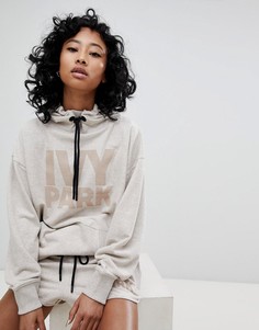 Худи овсяного цвета с логотипом Ivy Park-Бежевый