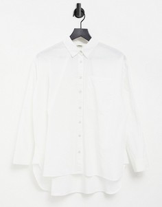 Белая рубашка из поплина Pimkie-Белый