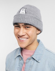 Серая шапка-бини RIPNDIP Lord Nermal-Серый