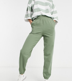 Джоггеры с манжетами цвета хаки New Look Tall-Зеленый цвет
