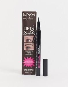 Маркер для бровей NYX Professional Makeup – Lift And Snatch-Коричневый цвет