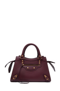 Сумка из кожи винного цвета Neo Classic Balenciaga