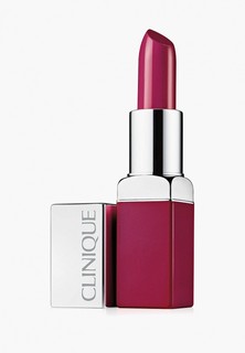 Помада Clinique интенсивный цвет и уход Рop lip colour + primer, Raspberry, 3.9 г