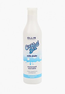 Шампунь Ollin COCKTAIL BAR для увлажнения волос OLLIN PROFESSIONAL молочный коктейль 500 мл
