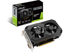 Видеокарта ASUS GeForce GTX 1650 TUF Gaming OC 1755Mhz PCI-E 4096Mb 14000Mhz 192bit HDMI DP TUF-GTX1650-O4GD6-P-GAMING