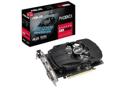 Видеокарта ASUS RT 550 1183Mhz PCI-E 3.0 4096Mb 7000Mhz DVI HDMI HDCP PH-RX550-4G-EVO