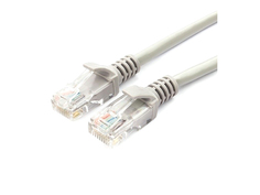 Сетевой кабель Bion UTP cat.5e CCA 1m Grey BCL-PP12-1M