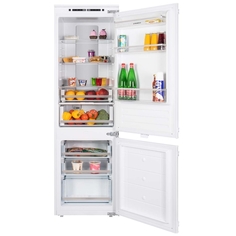 Встраиваемый холодильник комби Maunfeld MBF177NFWH