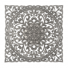 Декоративное панно estampado (inshape) серебристый 900x900 см.