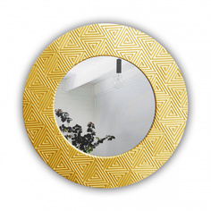 Зеркало настенное fashion pyramid (inshape) золотой