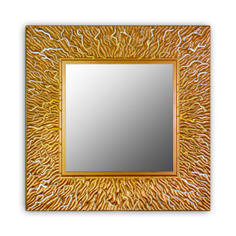 Зеркало настенное coral qu (inshape) бронзовый 90x90 см.