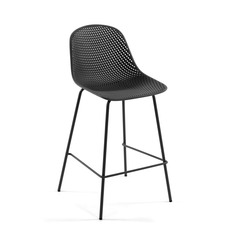 Барный стул quinby (la forma) серый 49x107x49 см.