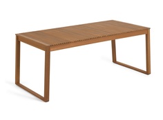 Садовый стол hanzel (la forma) коричневый 180x90 см.
