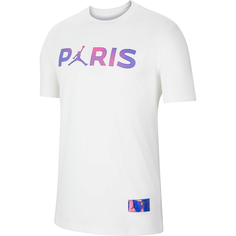 Мужская футболка Paris Saint-Germain Wordmark Tee Jordan