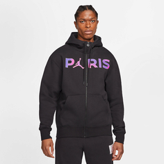 Мужская толстовка Paris Saint-Germain Fleece Full Zip Jordan