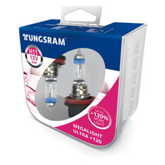 Лампа автомобильная галогенная TUNGSRAM 53110SNU PB2, H11, 12В, 55Вт, 2шт
