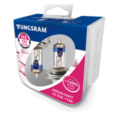 Лампа автомобильная галогенная TUNGSRAM 50440SNU PB2, H4, 12В, 2шт