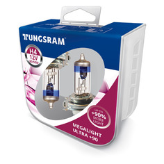 Лампа автомобильная галогенная TUNGSRAM 50440SXU PB2, H4, 12В, 2шт