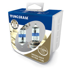 Лампа автомобильная галогенная TUNGSRAM 50440XNU PB2, H4, 12В, 2шт