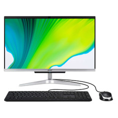 Моноблок Acer Aspire C22-420, 21.5", AMD Ryzen 3 3250U, 8ГБ, 256ГБ SSD, AMD Radeon Graphics, Endless, серебристый [dq.bfrer.004]