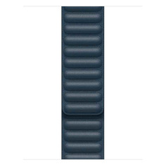 Ремешок Apple Leather Link для Apple Watch Series 3/4/5/6/SE балтийский синий (MY9L2ZM/A) 44мм