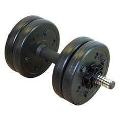 Гантель Lite Weights 3101CD 1гант. 5кг пласт. черный (28260740)