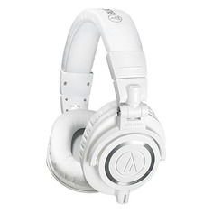 Наушники Audio-Technica ATH-M50X, 3.5 мм, мониторные, белый [15117335]