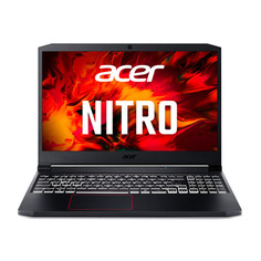 Ноутбуки Ноутбук ACER Nitro 7 AN715-52-79YR, 15.6", IPS, Intel Core i7 10750H 2.6ГГц, 8ГБ, 512ГБ SSD, NVIDIA GeForce GTX 1660 Ti - 6144 Мб, Eshell, NH.Q8FER.00D, черный