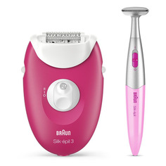 Эпилятор Braun SE 3-420 + Trimmer белый [se 3-420+trim]