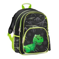 Рюкзак Hama Dino черный/зеленый Динозавр