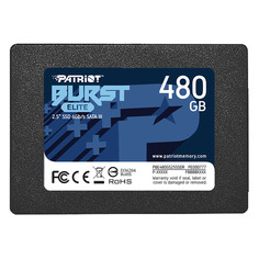 SSD накопитель Patriot Burst Elite PBE480GS25SSDR 480ГБ, 2.5", SATA III Патриот