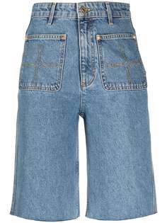 Sandro Paris джинсовые шорты прямого кроя
