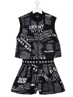 Dkny Kids ромпер с логотипом