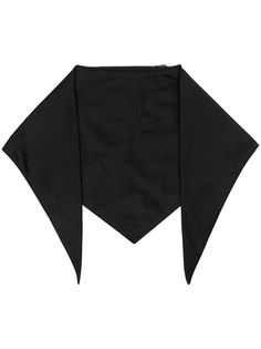 Rick Owens шарф с карманом на молнии