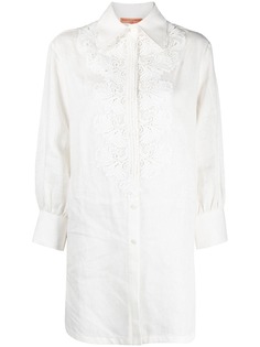 Ermanno Scervino рубашка с кружевом