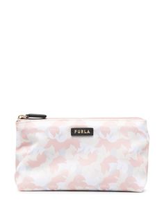 Furla косметичка с абстрактным принтом