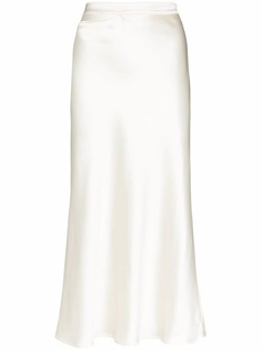 GAUGE81 атласная юбка миди Livarno