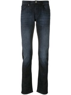 Armani Exchange джинсы прямого кроя с эффектом потертости