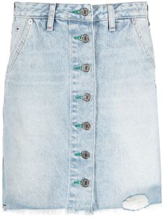 Tommy Jeans джинсовая юбка с завышенной талией