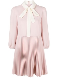 RED Valentino платье мини с плиссированной юбкой