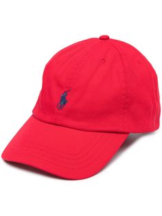 Ralph Lauren Kids кепка с вышитым логотипом