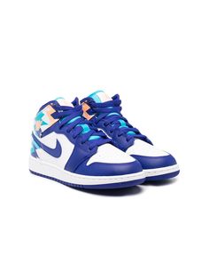 Nike Kids высокие кроссовки на шнуровке