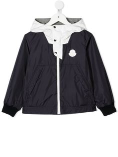 Moncler Enfant двусторонняя куртка с логотипом