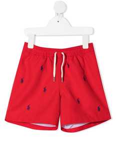 Ralph Lauren Kids плавки-шорты с вышитым логотипом