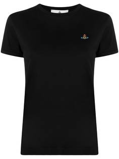 Vivienne Westwood футболка с круглым вырезом и вышитым логотипом