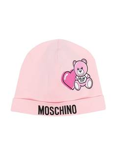 Moschino Kids шапка бини с принтом Teddy Bear