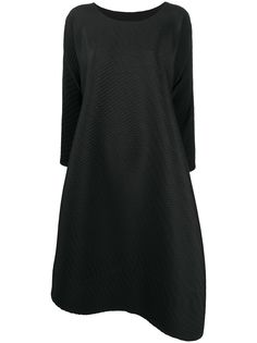 Issey Miyake фактурное платье асимметричного кроя