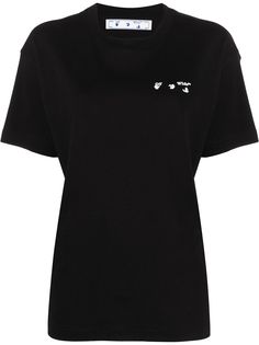 Off-White футболка с логотипом