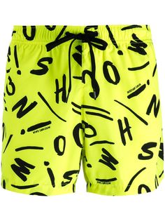 Moschino плавки-шорты с логотипом
